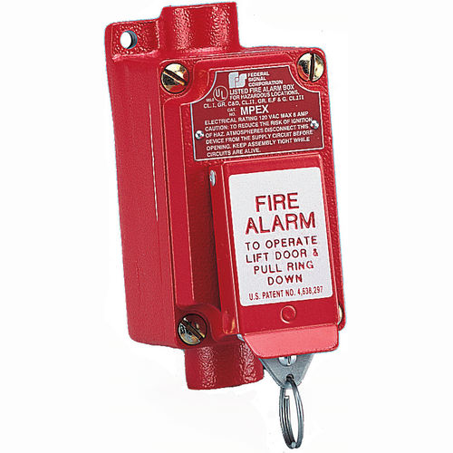 Déclencheur manuel antidéflagrant - MPEX - FEDERAL SIGNAL - d'alarme incendie