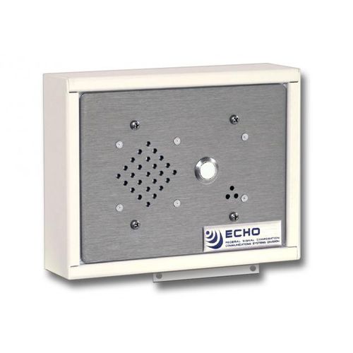 Système d'interphone audio - ECHO E-SS - FEDERAL SIGNAL - en inox / d'extérieur