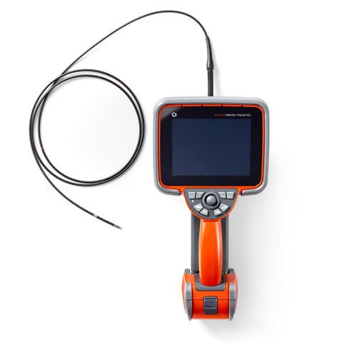 Vidéoscope pour inspection visuelle à distance - Everest Mentor Visual iQ+ - Waygate Technologies - flexible / pour la mesure 3D / affichage LCD