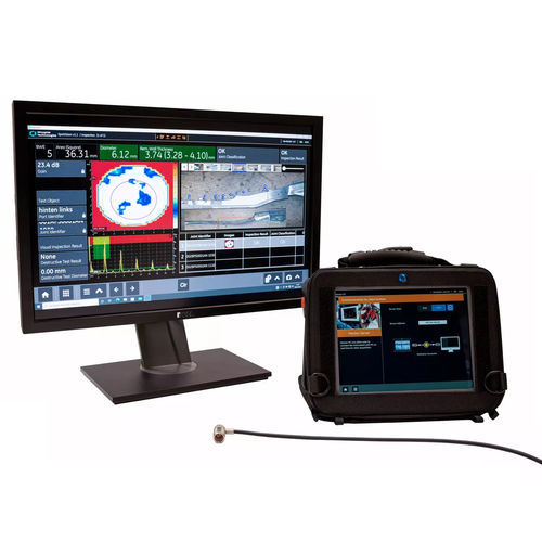 Détecteur de défauts à transducteurs multiples - SpotVision - Waygate Technologies - par focalisation en tout point / pour CND / portable