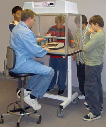 Sorbonne de laboratoire - 35 x 24 x 30.5"  - HEMCO Corporation - à recirculation sans raccordement