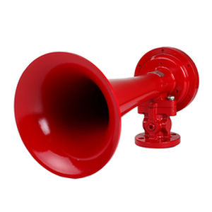 Klaxon d'alarme pneumatique d'intérieur/d'extérieur - K series - EDWARDS SIGNALING - à cornet / pour zones dangereuses