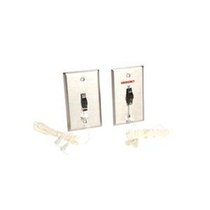 Interrupteur à cordon - CFA 7302A series - EDWARDS SIGNALING - unipolaire / en acier inoxydable / maintenu