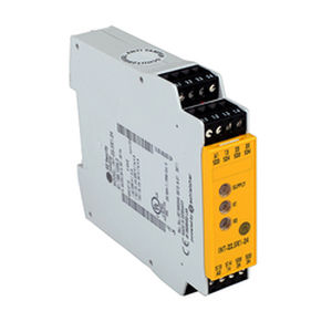Relais de sécurité d'arrêt d'urgence - INT-22.5R1-24 - EDWARDS SIGNALING - 3NO / sur rail DIN