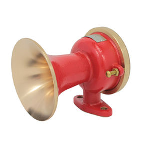 Klaxon d'alarme pneumatique d'intérieur/d'extérieur - C series - EDWARDS SIGNALING - à cornet / en acier inoxydable