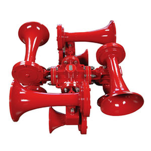 Klaxon d'alarme pneumatique d'intérieur/d'extérieur - K4 series - EDWARDS SIGNALING - pour zones dangereuses / à fermeture hermétique