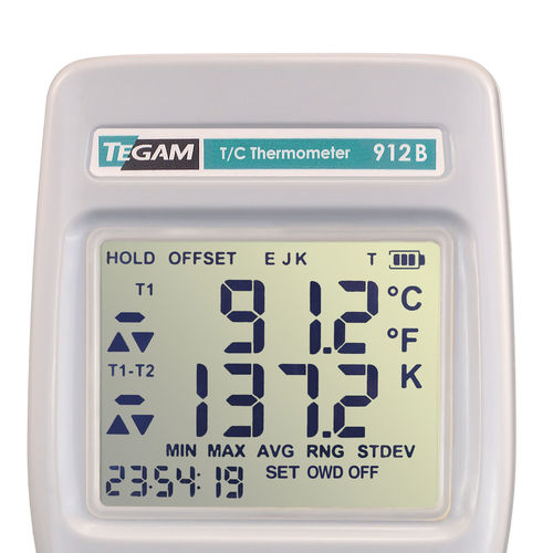 Thermomètre à sonde - 912B - TEGAM - à thermocouple / numérique / °C