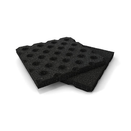 Matériau de découplage acoustique - REGUPOL vibration 400 - REGUPOL BSW GmbH - antivibration / en caoutchouc / en fibres synthétiques