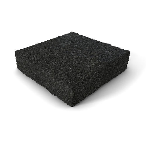 Matériau de découplage antivibration - REGUPOL vibration 450 - REGUPOL BSW GmbH - acoustique / en caoutchouc / en fibres synthétiques