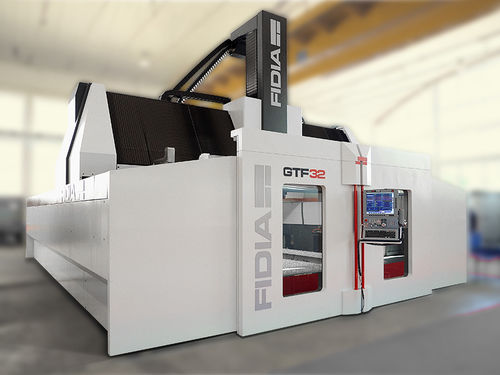 Centre d'usinage CNC 5 axes - GTF/L - FIDIA - vertical / pour composites / pour aluminium