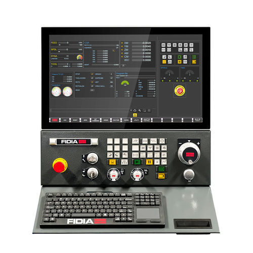 Commande numérique pour machines-outils - nC19 - FIDIA - compacte / tactile