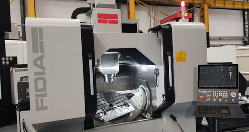 Centre d'usinage 5 axes - Go9 - FIDIA - vertical / pour acier / pour aluminium