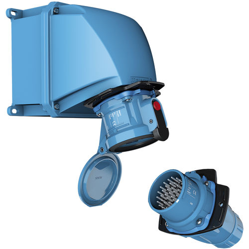 Connecteur de données - DSN37C - MARECHAL ELECTRIC - coudé / prise / pour boîtier de contrôle portable