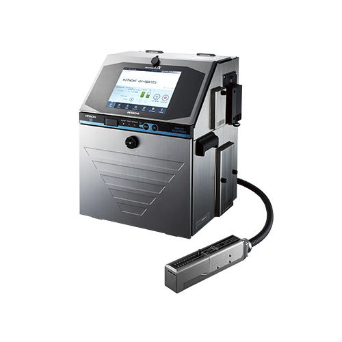 Imprimante à jet d'encre continu - UX series - Hitachi Europe GmbH - sur pied / industrielle / avec écran tactile