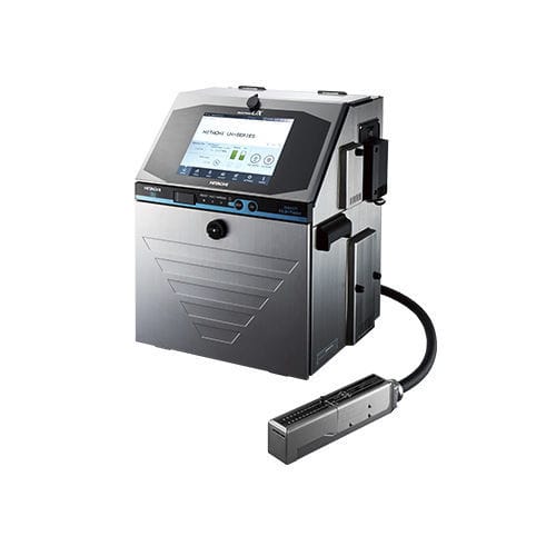 Imprimante à jet d'encre continu - UX-Twin - Hitachi Europe GmbH - sur pied / industrielle / à grande vitesse