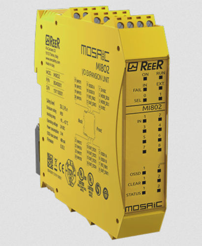 Module E/S numérique - MI series - REER - Modbus / 8 entrées numériques / de sécurité