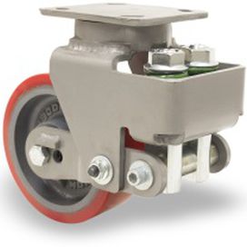 Roulette pivotante - AEZFWH series - HAMILTON CASTER - à platine / pour fortes charges / amortisseuse