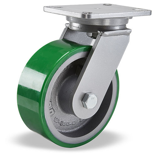 Roulette pivotante - CH series - HAMILTON CASTER - à platine / double / en acier