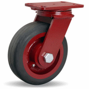 Roulette pivotante - FM series - HAMILTON CASTER - à platine / pour fortes charges / pour meuble