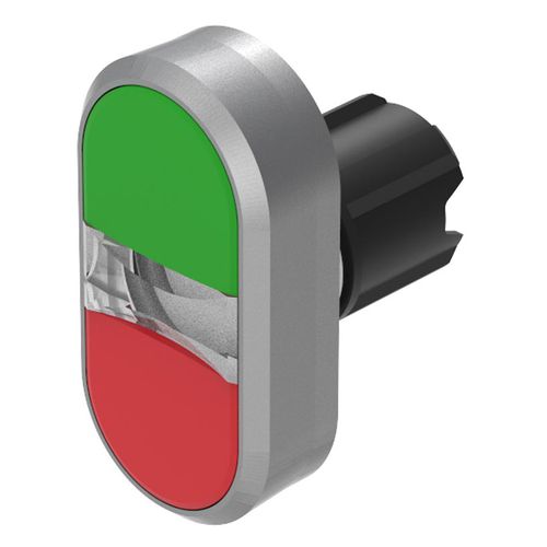 Bouton poussoir double - 45-2K31.36T0.000 - EAO France - tactile / IP67 / IP69K