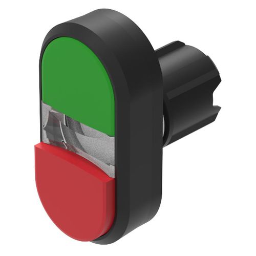 Bouton poussoir double - 45-2J31.16T0.000 - EAO France - tactile / IP67 / IP69K