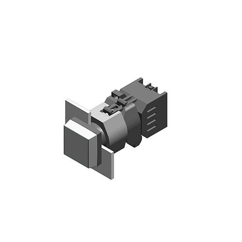 Bouton poussoir tactile - 704.200.2 - EAO France - coup de poing / IP65 / lumineux (LED)