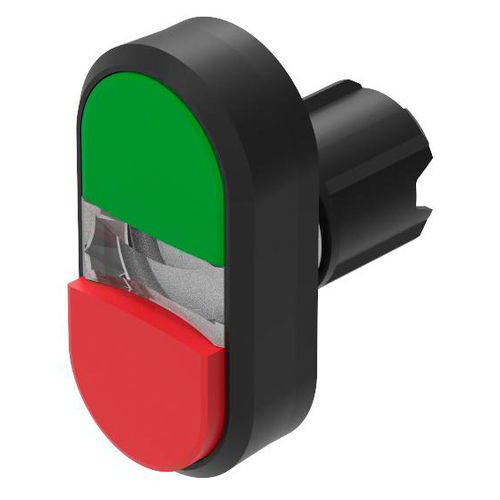 Bouton poussoir double - 45-2J31.15T0.000 - EAO France - tactile / IP67 / IP69K