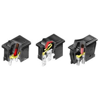 Interrupteur à bascule - CW series - NKK Switches - unipolaire / étanche à la poussière / compact