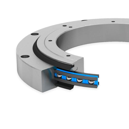 Couronne d'orientation sans denture - LVA series - Franke GmbH - à bille à quatre points de contact / à une rangée / à quatre points de contact