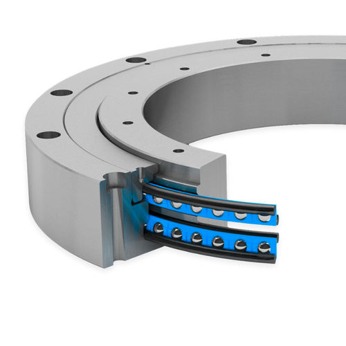 Couronne d'orientation sans denture - LVC series - Franke GmbH - à bille à quatre points de contact / à deux rangées / à contact oblique