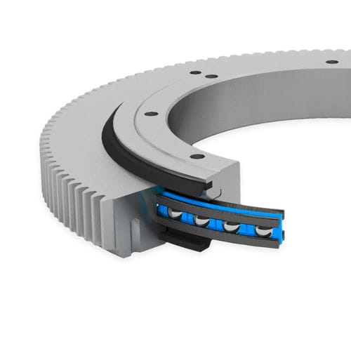 Couronne d'orientation à denture extérieure - LVD series - Franke GmbH - à bille à quatre points de contact / à une rangée / à quatre points de contact