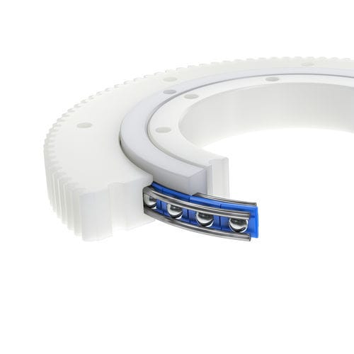 Couronne d'orientation à denture extérieure - LVM series - Franke GmbH - à bille à quatre points de contact / à une rangée / à quatre points de contact