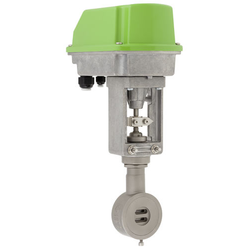 Vanne à glissière - 8231 - Schubert & Salzer Control Systems GmbH - à commande électrique / d'arrêt / de régulation