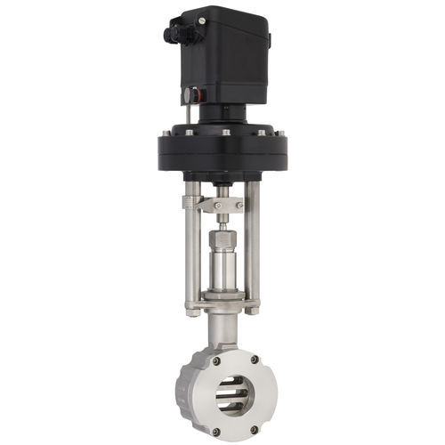 Vanne à glissière - 8021/8049-IIoT - Schubert & Salzer Control Systems GmbH - à commande pneumatique / de contrôle / de régulation