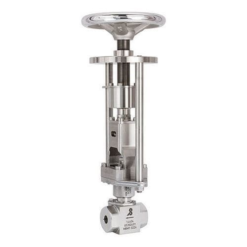 Vanne avec volant - 7045 - Schubert & Salzer Control Systems GmbH - pour gaz / filetée / à souder