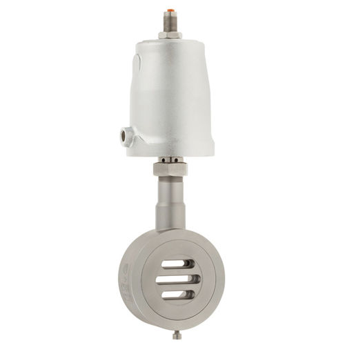 Vanne à glissière - 8041 - Schubert & Salzer Control Systems GmbH - à commande pneumatique / d'arrêt / pour eaux chaudes