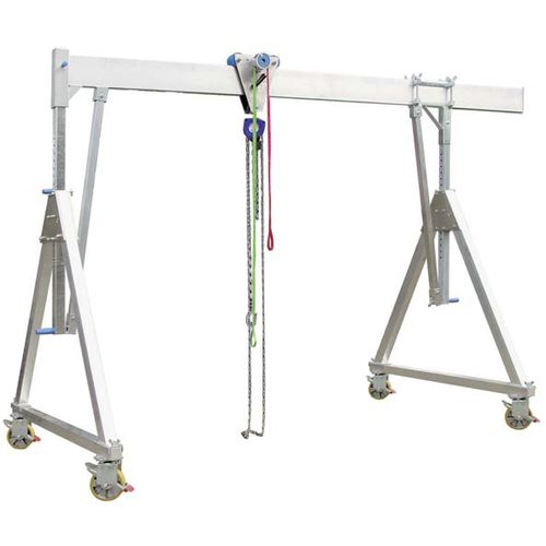 Portique sur roulettes - CS-FKE series - Carl Stahl GmbH - pour atelier / en aluminium / monopoutre