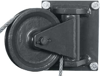 Poulie pivotante - 7515 series - Carl Stahl GmbH - pour câble en acier / palier