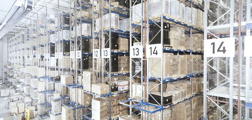 Rayonnage de manutention - SSI SCHÄFER - multistockage / FIFO / mono-face