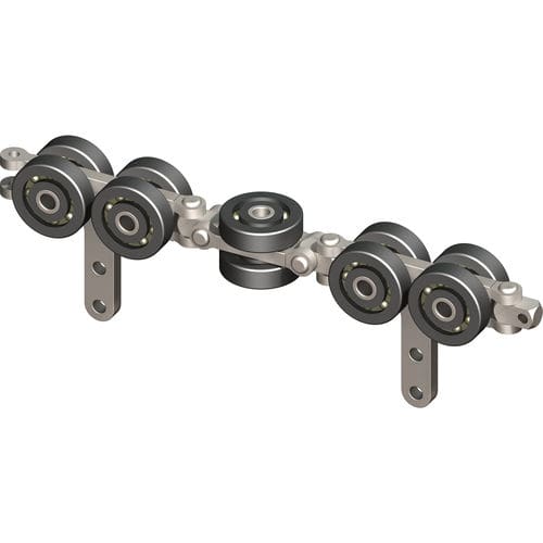 Convoyeur à chaînes - STS 550M - RAIL TECHNIEK - horizontal / de transport / à moteur électrique