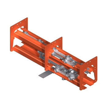 Convoyeur double rail - T1 - RAIL TECHNIEK - à chaînes / à vis / horizontal