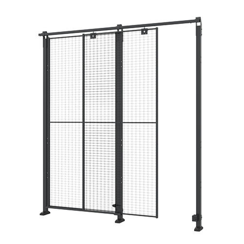 Porte coulissante - D20-XXX100 - AXELENT - avec charnière / pour l'intérieur / d'accès