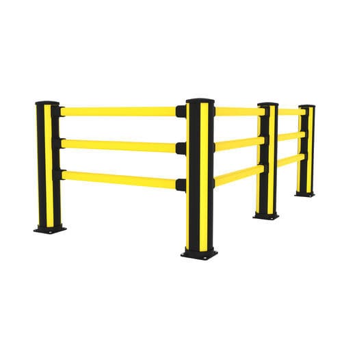 Barrière piétonne - RCP1-177-0200 - AXELENT - fixe / 3 rails
