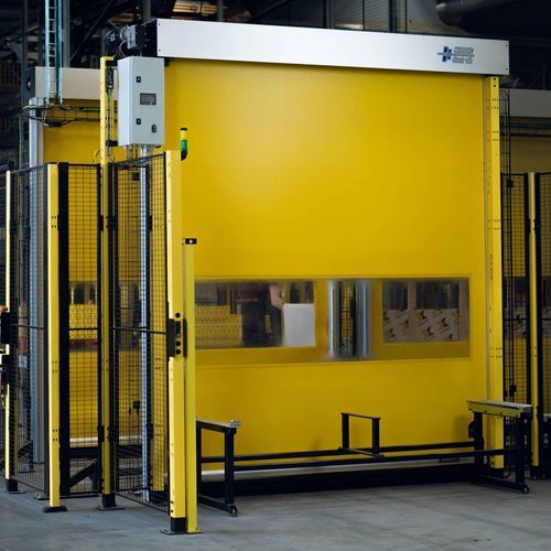Porte à enroulement - S-0145 series - AXELENT - en tissu / pour l'intérieur / rapide