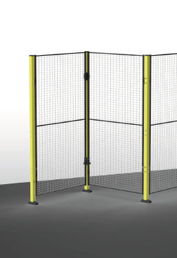 Cloison de protection de machine - X-GUARD® LITE - AXELENT - grillagée