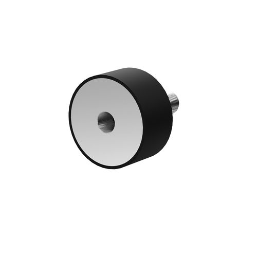 Bumper en caoutchouc - 017211 series - Conductix-Wampfler - en acier / antichoc