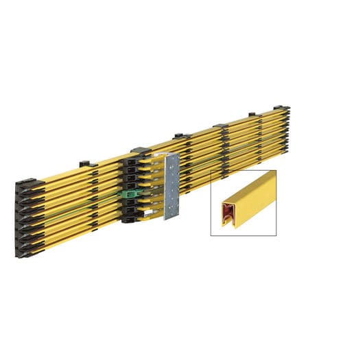 Rail conducteur isolé - FlexLine 0815 - Conductix-Wampfler - unipolaire / à circuit fermé / compact