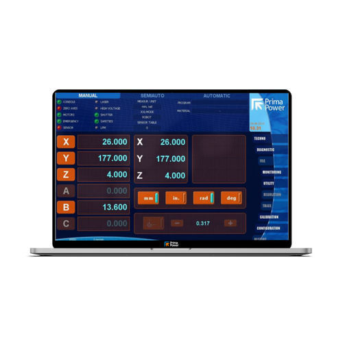 Logiciel de gestion - P30L - PRIMA POWER - d'interface / de calibration / de commande