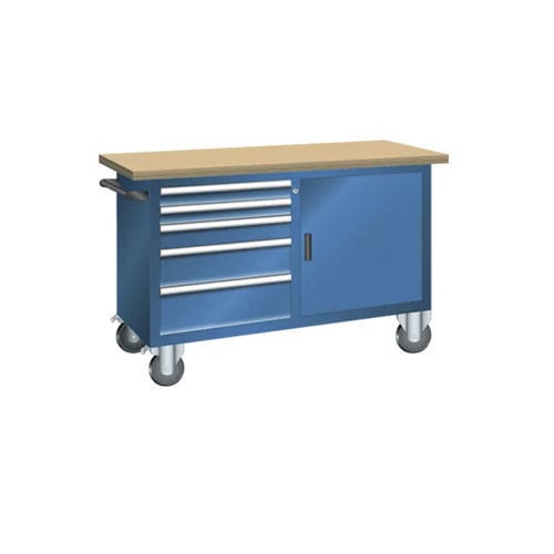 Établi en bois - 41.430.010 - LISTA - à tiroir / mobile / à porte