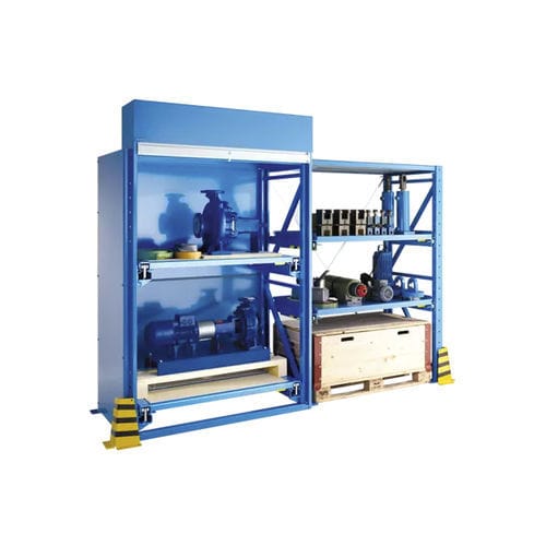 Rayonnage à étagères - LISTA - pull-out / compact / pour charges lourdes